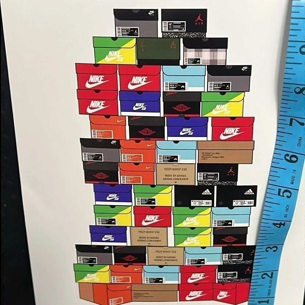 Nike boxes wall art 8x10